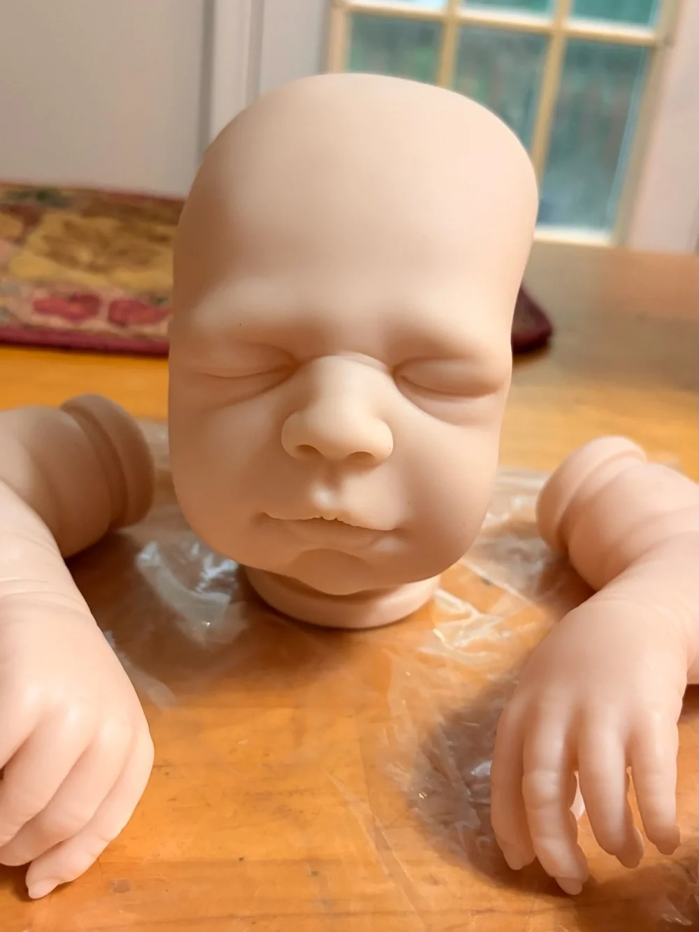 Unpainted Reborn Baby Doll Kit - Flesh Tone DAISY